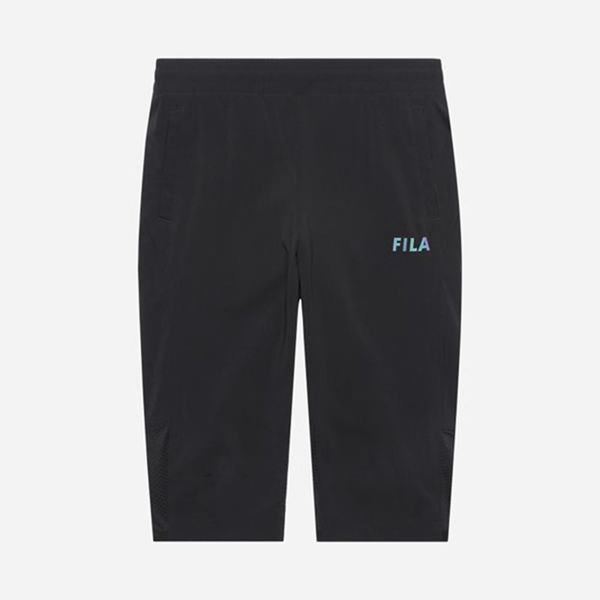 Calção Fila Rapaz Pretas - Fila Aurora Stretch Warm Up Fleece Portugal Lojas,XNDS-41897